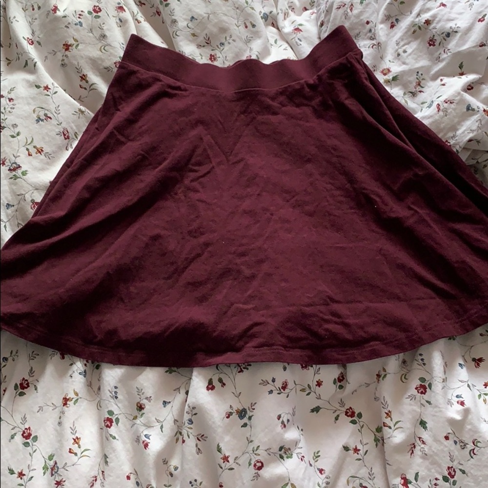 VS PINK - Maroon circle skirt XS